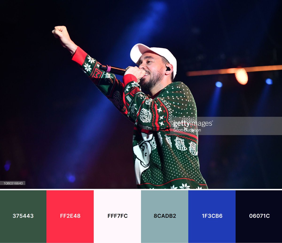 Mike in this sweater is so cute! Hope everyone is staying nice and cozy! 🎄

#linkinpark