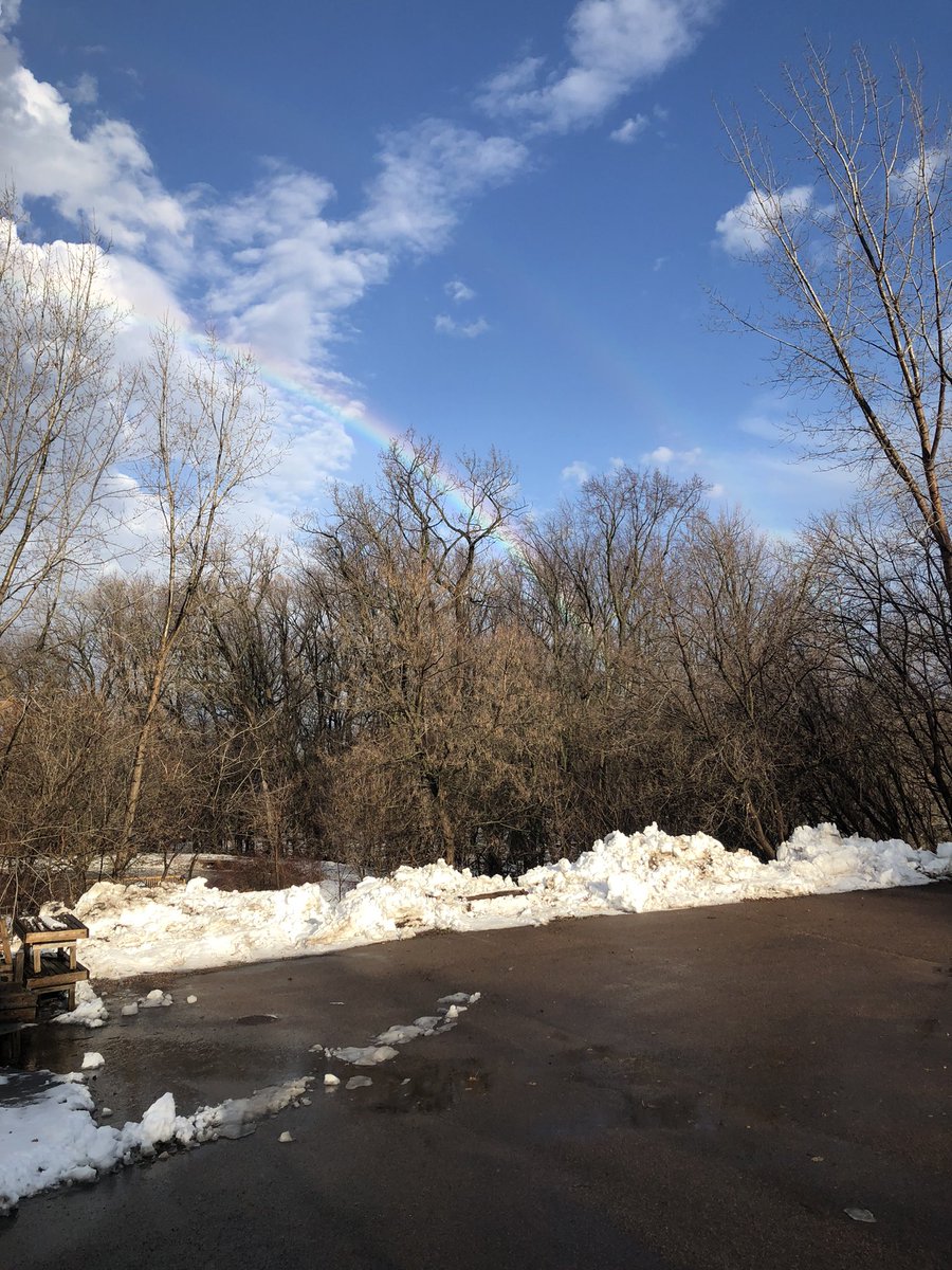 Happy Holidays with a double rainbow 🌈 down here at the Intervale!