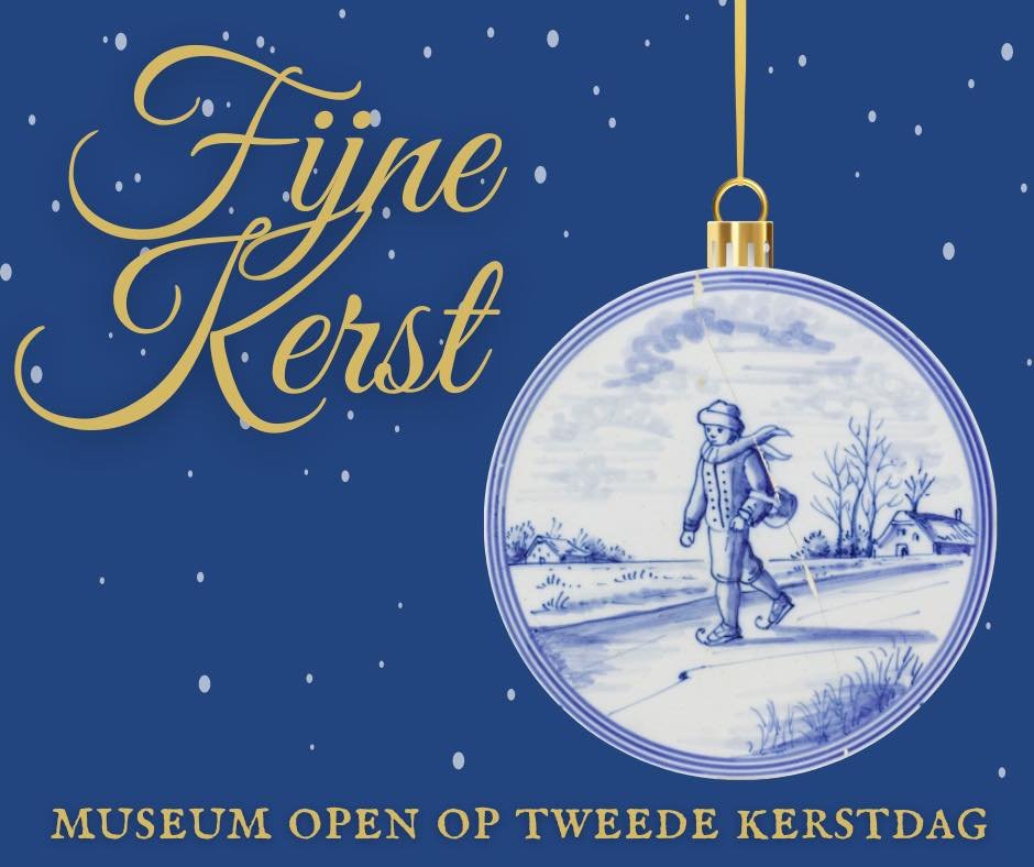 🎄 Toch een beetje de sfeer van een witte kerst proeven? Wij zijn op tweede kerstdag open! Kom genieten van Hollandse winterlandschappen in de tentoonstelling ‘IJspret op tegels’.