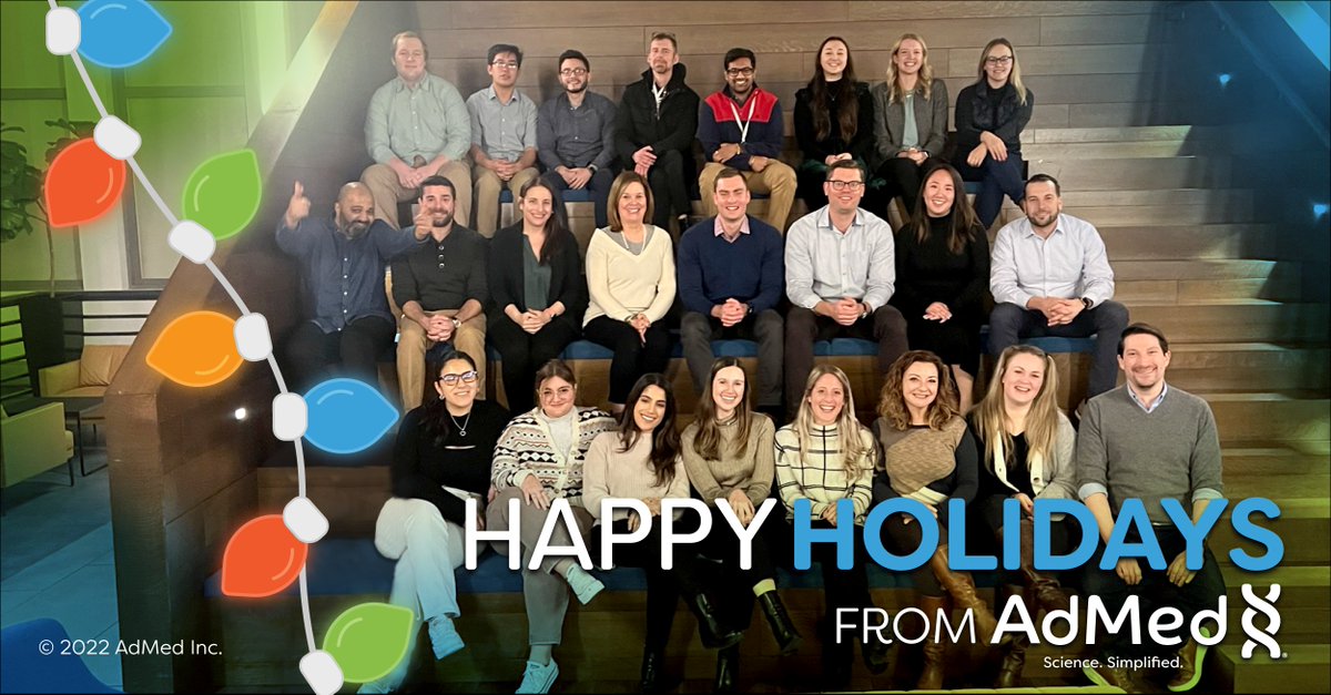 All is merry and bright! 
Happy holidays from all of us here at AdMed.
#happyholidays #happynewyears #sciencesimplified