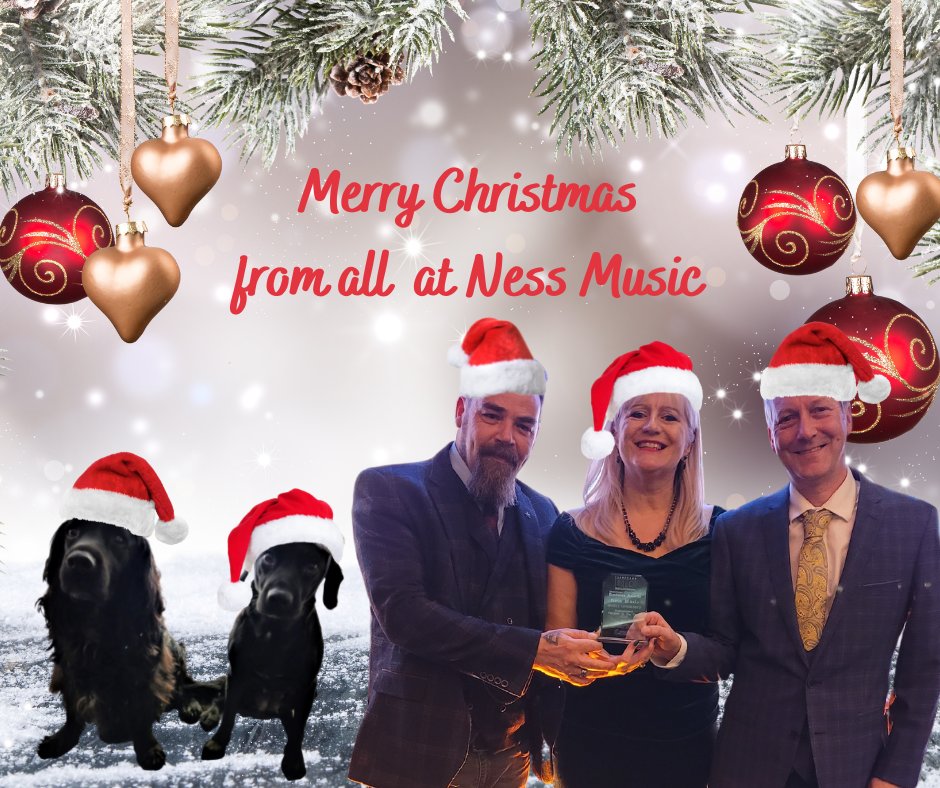 🎄🎁🎊MERRY CHRISTMAS 🎊🎁🎄
The NESS MUSIC Team wish all our customers,  other Inverness businesses, &amp; our dealerships a very Merry Christmas.
Thank you for all your continued support of our small, local business.  It is much appreciated, especially in these difficult times.