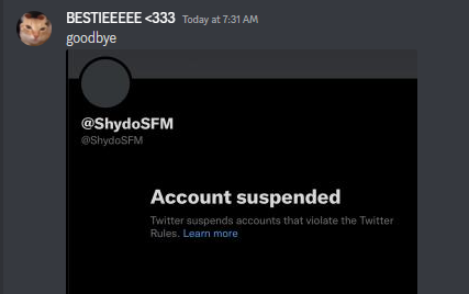 RedboiF's tweet photo. my bestie's twitter got permenantly suspended :(((
she is goign to make new acc soon so make sure go follow her!! it would really mean it to her :))) https://t.co/rtpPb3DFii