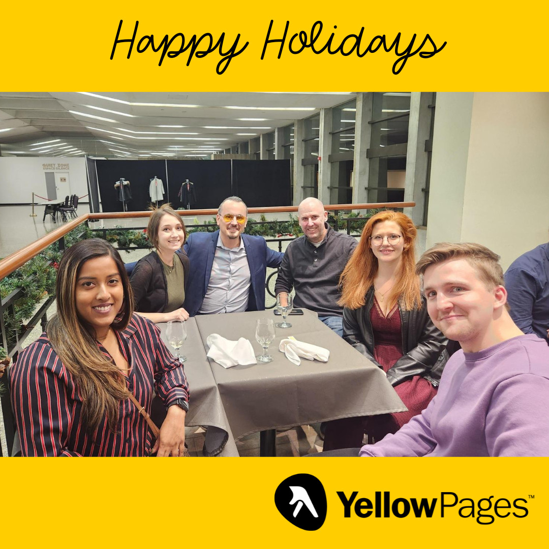 Earlier this month we celebrated the holidays with staff across Canada. Thank you to all the organizers of the events and for everyone who partook in the festivities 🥂

#Canada #Holidays #YellowPages #YPCanada