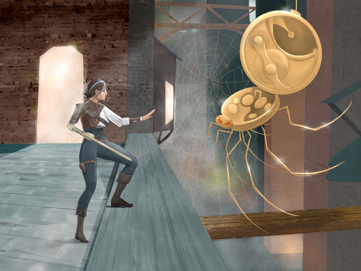 WakeTechGameDev's tweet image. Here are some Keyframe Concept Arts created by our talented students in SGD 117 (Art for Games).