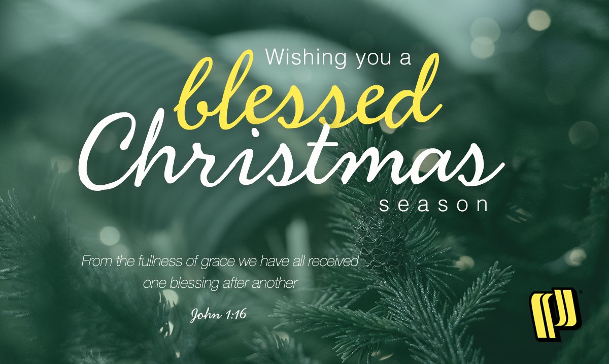 Wishing our employees, customers, and their families a blessed and safe holiday season– Merry Christmas!