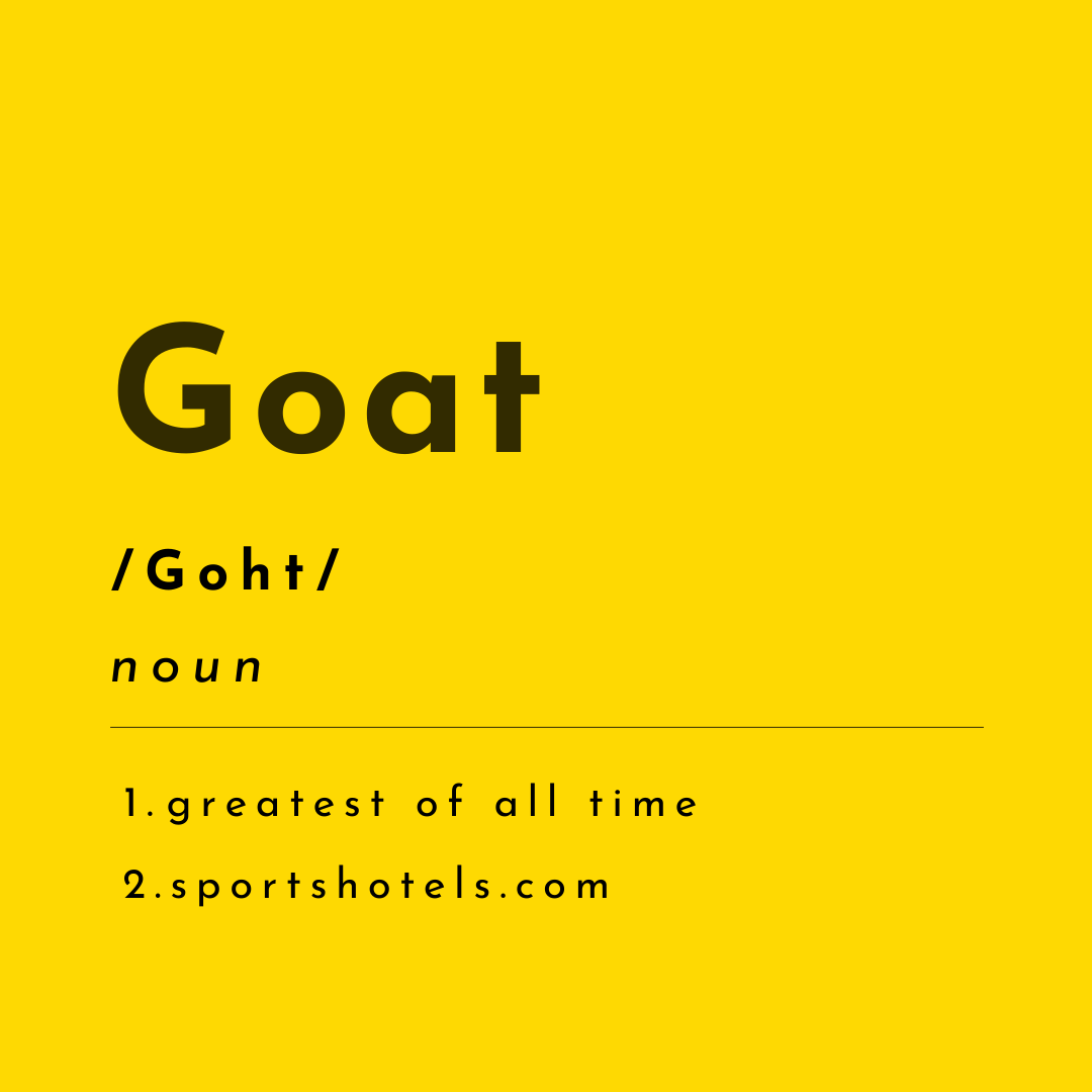 Sportshotels_'s tweet photo. Haters will say it's photoshopped...

#thegoat #accommodation #sportshotel #sportsmangement #sportsmeme https://t.co/4hdAijcLFM