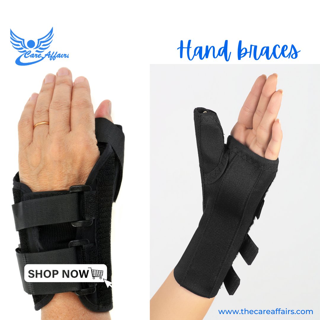 Take control of your hand with our braces. These easy-to-apply orthodontic supports will support you  to perform everyday tasks.  
Shop with us at
thecareaffairs.com
.
.
#careaffairs #nft #rollator  #braces #handbraces #support #walker #mobility #aids #mobilityaid