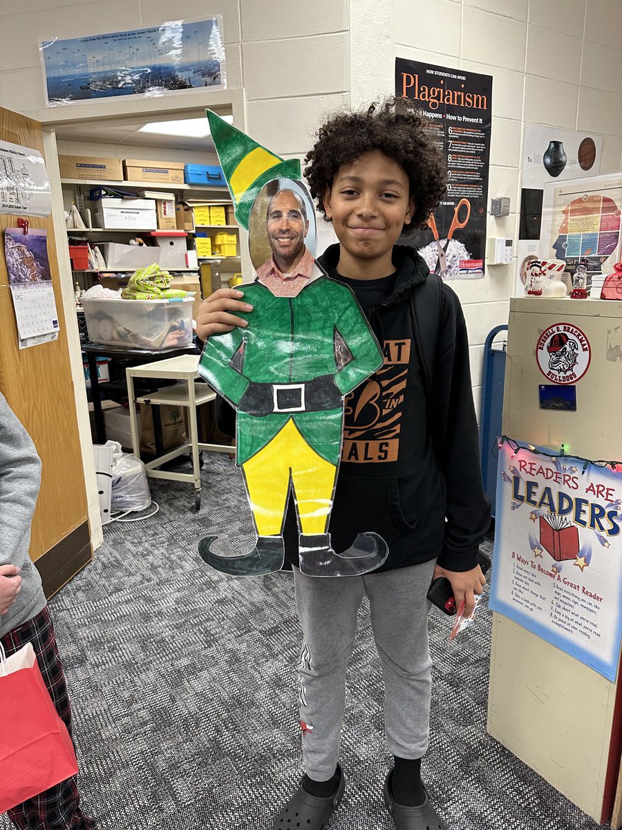 Devin found the elf on the last day!  Congratulations Devin!