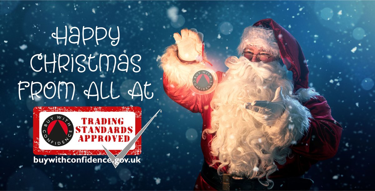 Happy Christmas to all from Buy With Confidence - Trading Standards Approved!