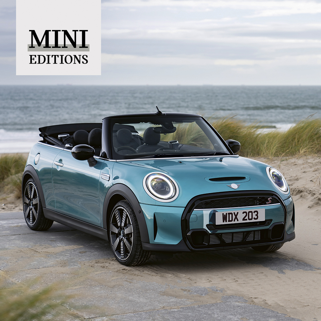 MAKE WAVES.

Exhilarating sounds, heated seats and summer hues? The MINI Convertible Seaside Edition can help beat those winter blues. 
 
Contact us on 023 8168 1026