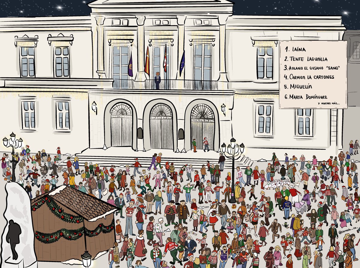 carmelaoa_'s tweet photo. Donde está Wally 🔍versión Palencia, porque otra cosa no pero personajes tenemos un rato ✨🫶🏽🎄 https://t.co/xxIK7p4xi8