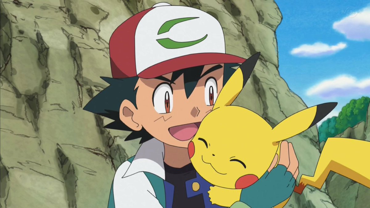 Akilvers's tweet photo. Ash in the AU now has the same hat as Ash from the Original Series!

#anipoke #アニポケ #Pokemon https://t.co/JHwnMajcMA