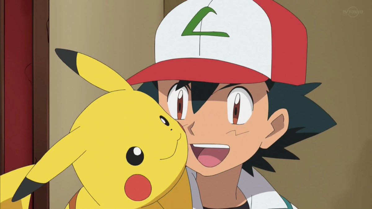 Akilvers's tweet photo. Ash in the AU now has the same hat as Ash from the Original Series!

#anipoke #アニポケ #Pokemon https://t.co/JHwnMajcMA