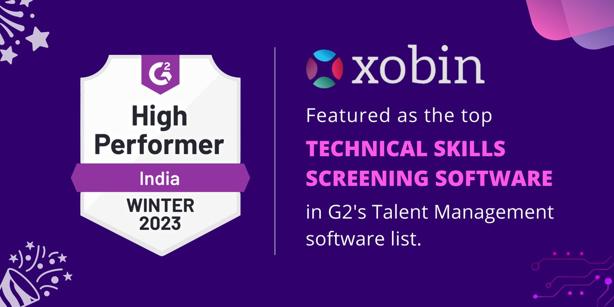 xobin_official's tweet photo. #Christmas has arrived early for #TeamXobin. β¨
Thank you, G2, for ποΈ featuring Xobin as #HighPerformer for Winter 2023 across India.
#feelgoodfriday #talentmanagement #christmasgifts https://t.co/YQ5IN1Jqgw