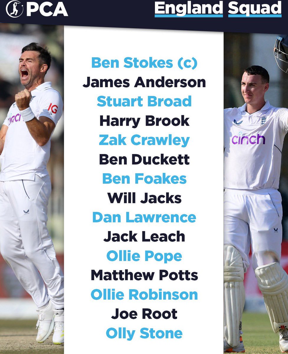 🦁 An exciting Test squad selected to tour New Zealand in February.

🔙 Stuart Broad, Dan Lawrence, Matthew Potts &amp; Olly Stone are back!

🔴 The 2️⃣ Test series starts on 1️⃣6️⃣ February.

#NZvENG