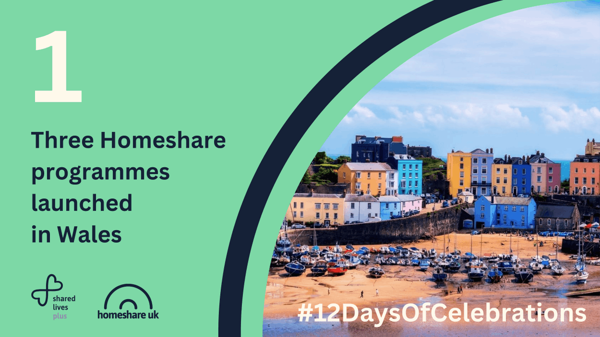 SharedLivesPlus's tweet photo. #12DaysOfCelebrations We're reflecting on some 2022 celebratory moments from us and our members. This year @Homeshare_UK supported three new network members to set up Homeshare programmes in Wales! https://t.co/kAFMAaHKUH #Homeshare #BetterShared #celebrations https://t.co/uSb1qIIb3r