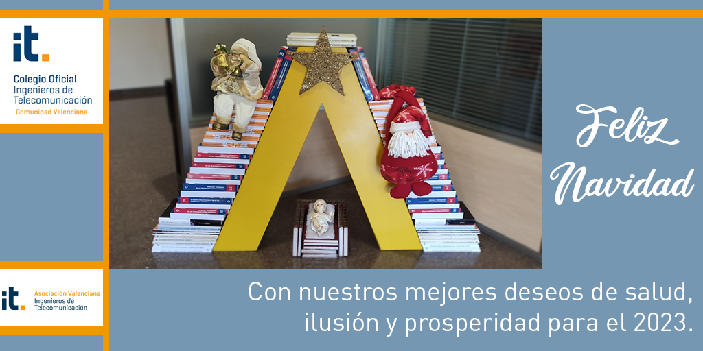 🎅🎄¡Desde el COITCV-AVIT os deseamos unas felices fiestas!
#SoyTeleco