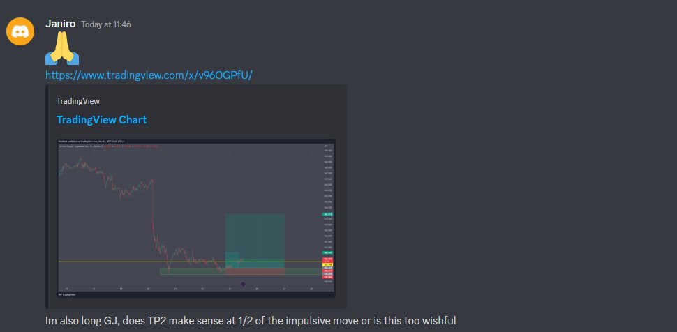 HighVarLowIQ's tweet photo. The Money Store discord is eating well these days.

Stop trading slave labor 2R. Use institutional tracking instead.

#eating #well #GBPJPY #XAUUSD #minimalDD #sitandwait #impulsecontrol https://t.co/6HUxLAQDaD
