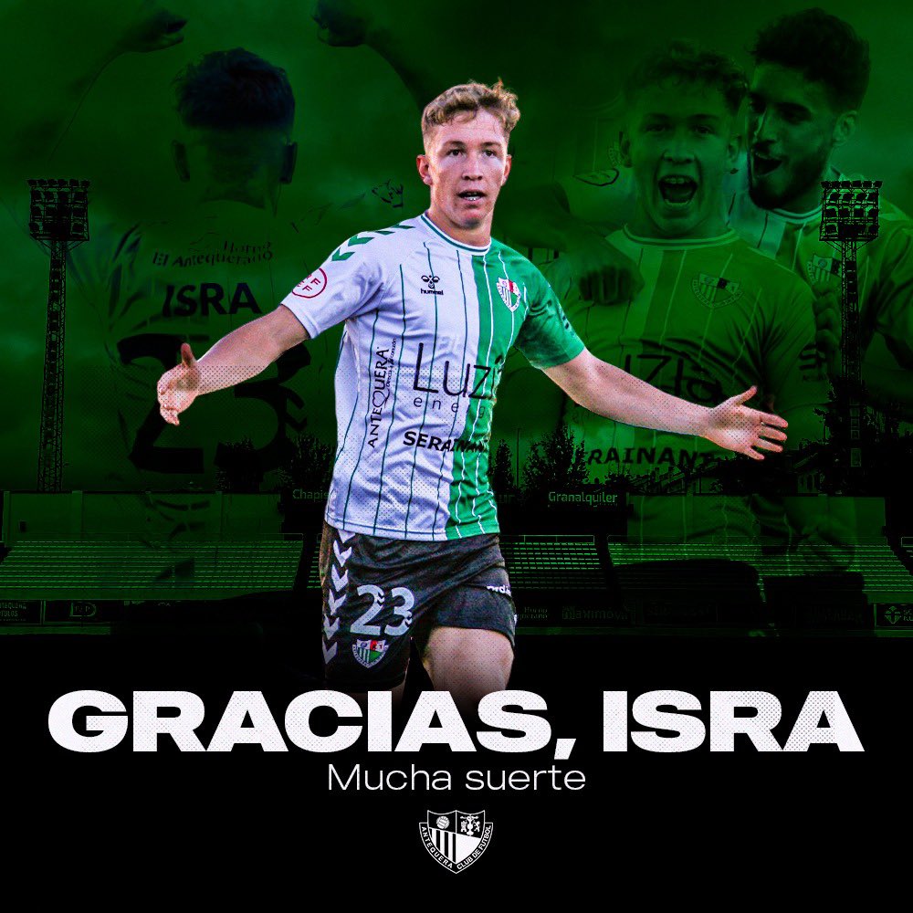 Hoy se despide uno de los nuestros <a href="/isradv10/">Isra</a> sigue luchando por tus sueños y recuerda que <a href="/AntequeraCF/">Antequera C. F.</a> siempre será tu casa.