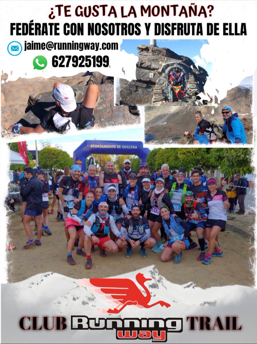 RunningwayTT's tweet photo. Si te gusta la montaña, tienes pensado federarte, pero aún no sabes con quién…
¡No lo pienses más y vente al corral!
Contacta con nosotros y disfruta de la polli-locura.
¡Te lo pasarás en grande!
#Fedérate #MicMic #NosGustaLaMontaña https://t.co/haAgfc38EE