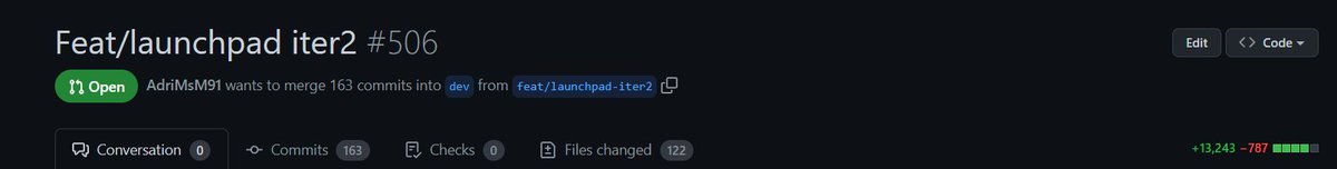 KabilaApp's tweet image. Gm Fam!

Finally we are gonna be merging into our dev branch environment...

Over 13,000 lines code, just for Launchpad.... and its not full finished yet... 😱

Are you ready for January? 👀

#KeepWorkingHard #Hedera #NFTTools #KabilaApp