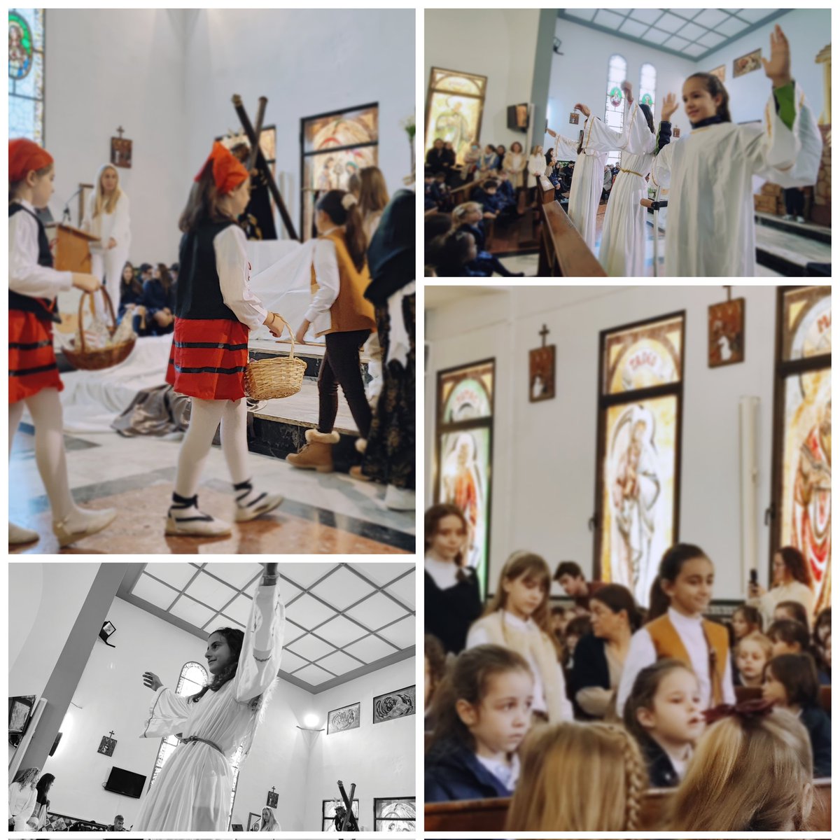 fecmips's tweet photo. Un Belén muy vivo.
Ayer, en la Iglesia,todo el alumnado, profes y familias que se acercaron, fuimos partícipes de una de las nuevas tradiciones que se van a quedar: el #BelénViviente que la clase de #cuartoEP preparó.
¡Qué cosa tan bonita y emotiva!
@colegiosfec @pastoralfec https://t.co/leRfTi4rOQ