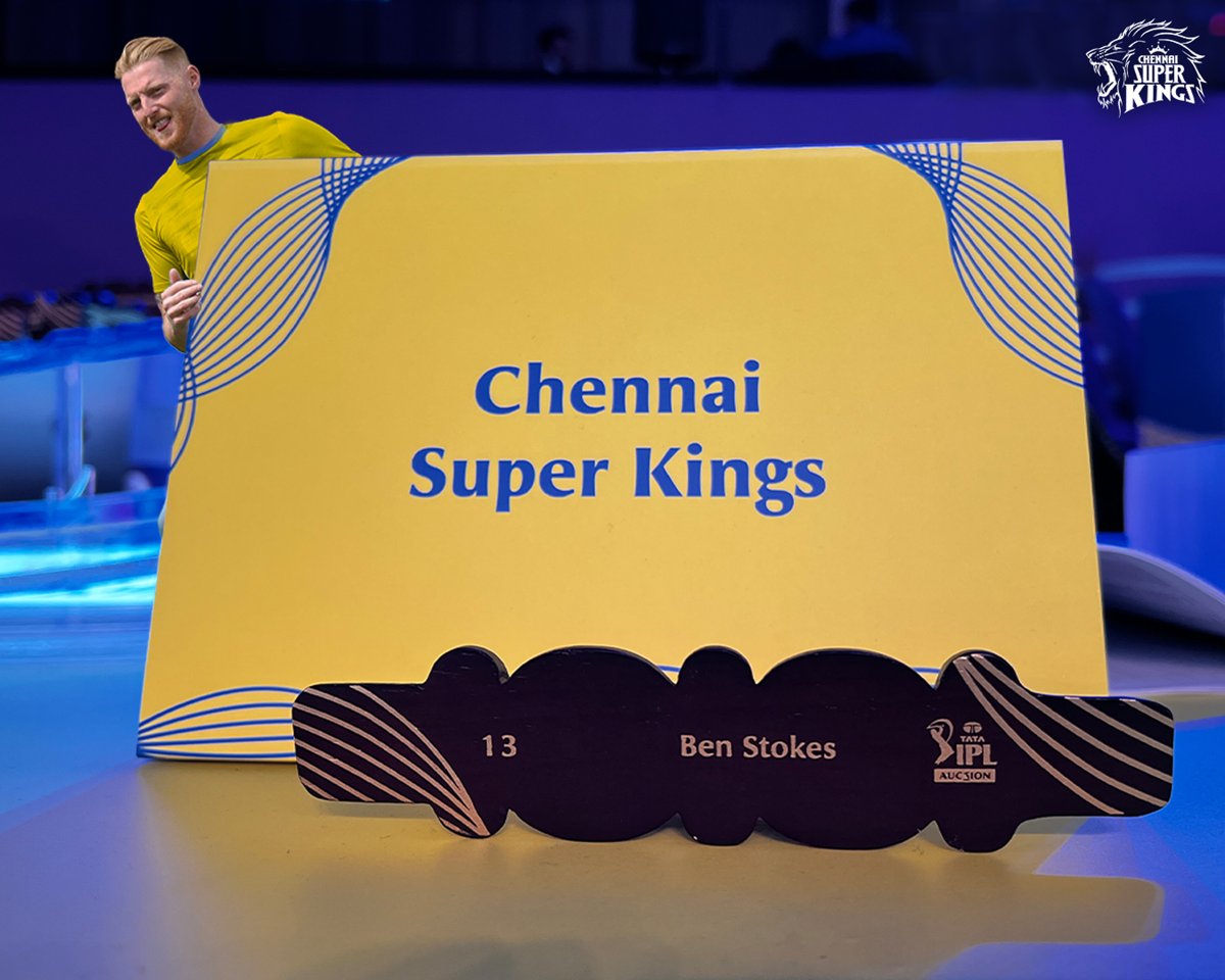 Signed & Sealed! 🤝 #SuperAuction #WhistlePodu 🦁💛