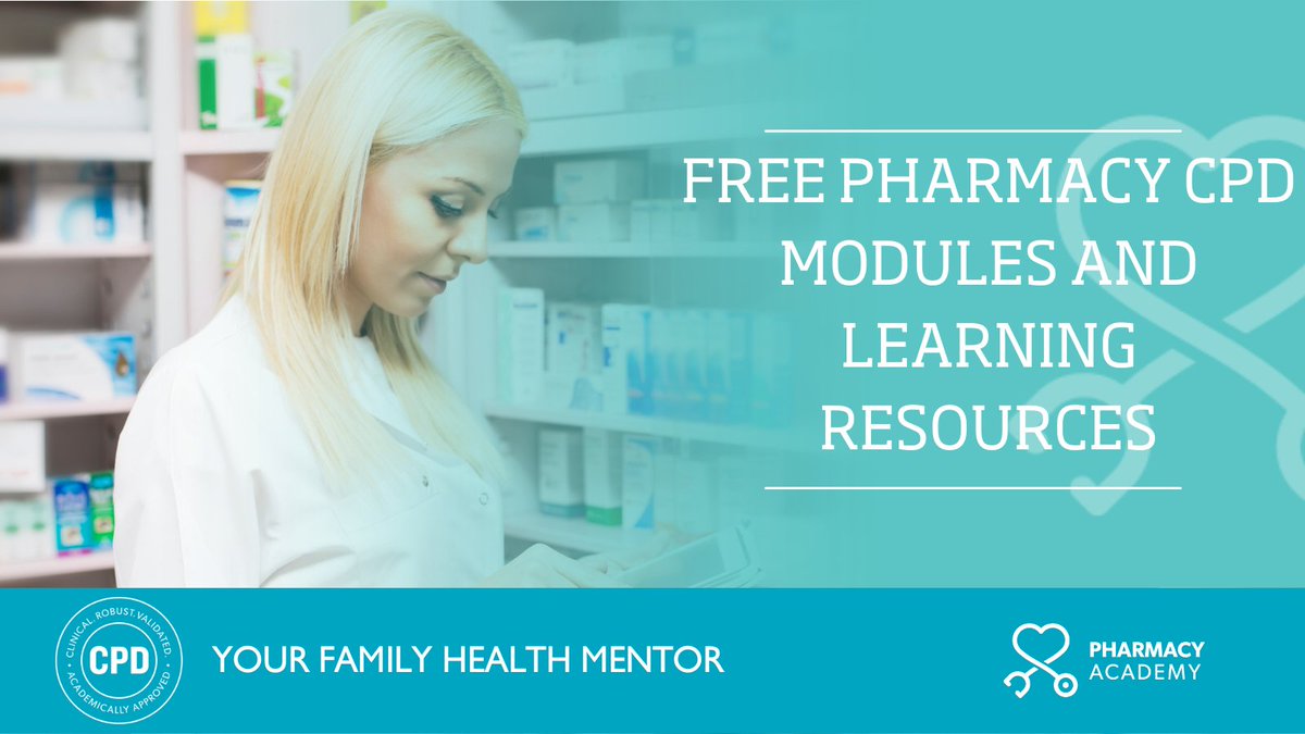 HPAPharmacyAcad's tweet photo. Through our free CPD modules and learning resources, we have supported the ambitions of many pharmacy professionals like you with an interest in pregnancy, child and family health.

View our free #CPD modules here: https://t.co/Z1ZCu6FRGL  📚

#PharmacyCPD #Pharmacy https://t.co/Ah2VljOibj