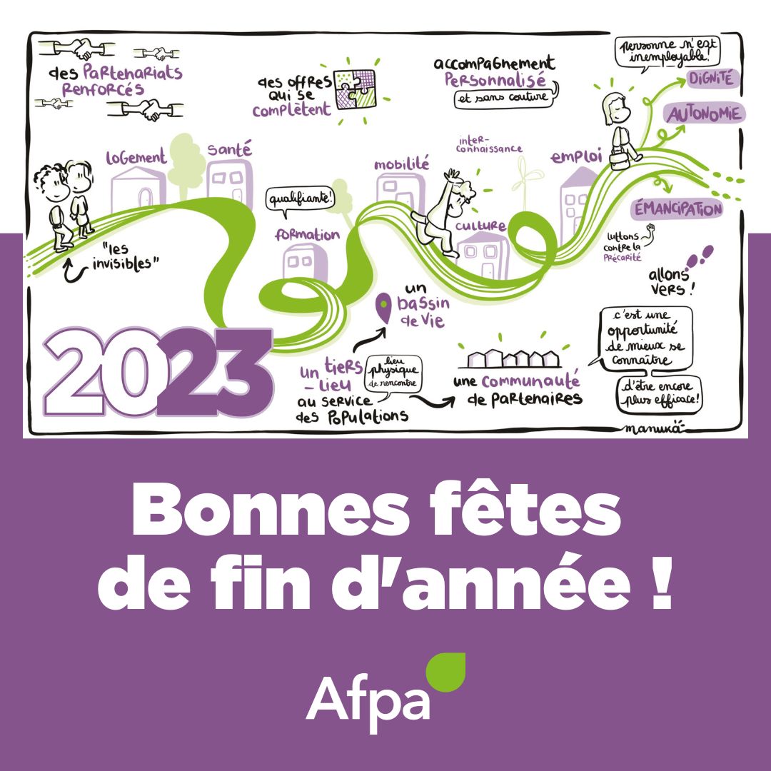 L’Afpa Occitanie vous souhaite une très belle fin d’année ! 

Retrouvons-nous en 2023 et continuons à construire ensemble les Villages des Solutions.

Joyeuses fêtes !
