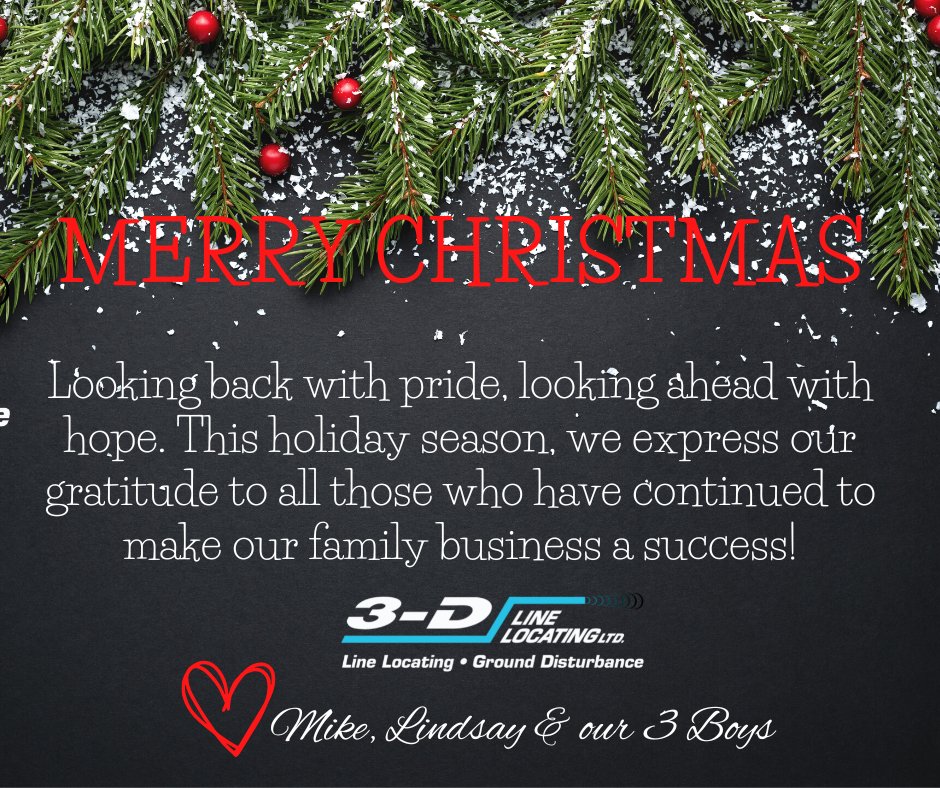 Merry Christmas! 
Looking back with pride, looking ahead with hope.  This holiday season, we express our gratitude to all those who have continued to make our family business a success!