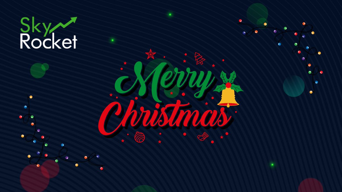 SkyrocketTrade's tweet photo. Have a wonderful Christmas time! 💚❄️

May the holiday spirit be with you and your family. Let these days of rest be an opportunity to gain strength, strengthen relationships and celebrate joyfully! 🌠

All the best from the https://t.co/rrve3enFUh team!🚀 https://t.co/diWd72rgbm