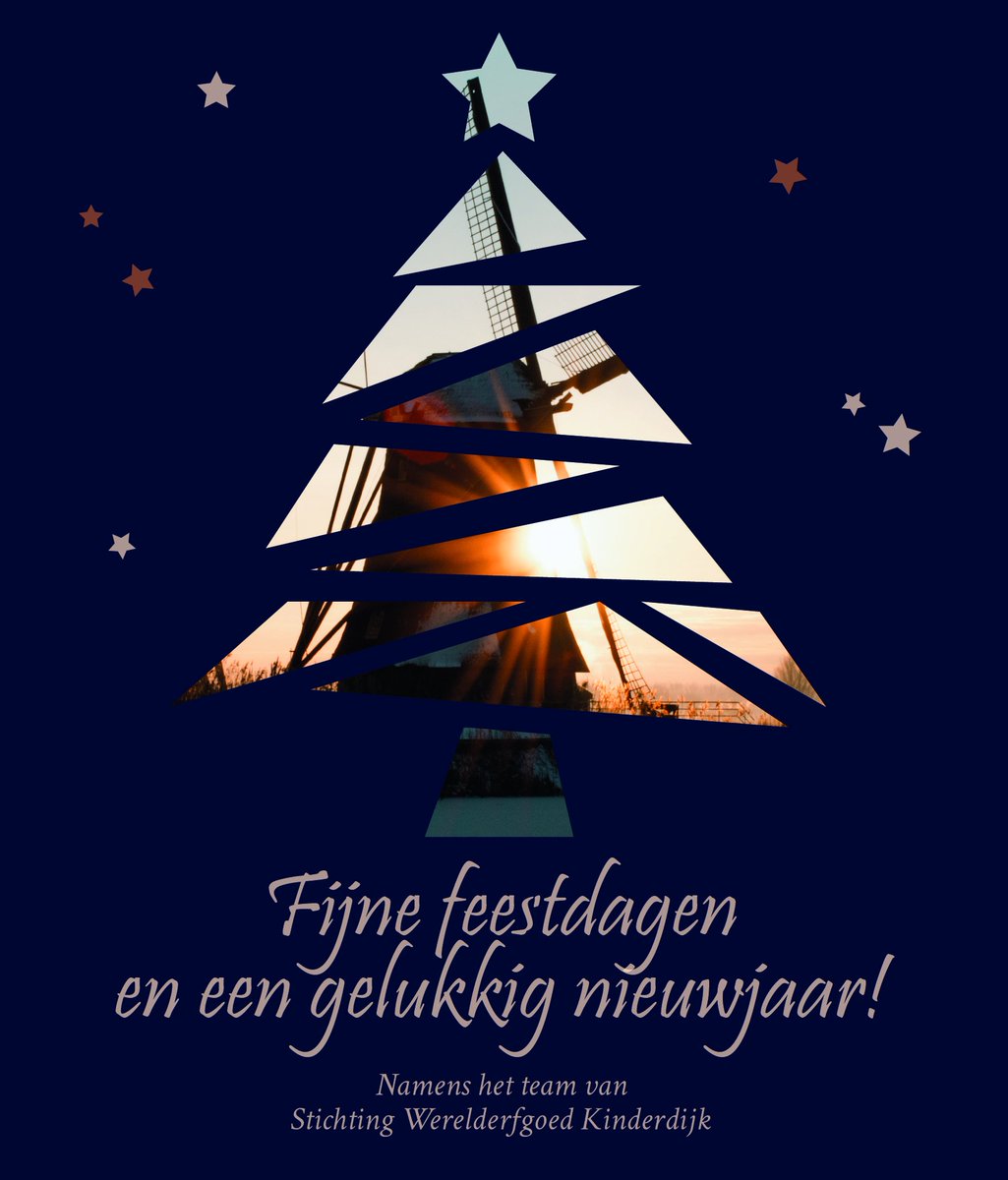 Namens het team van Stichting Werelderfgoed Kinderdijk wensen wij jullie fijne feestdagen en een gelukkig en gezond 2023 ✨