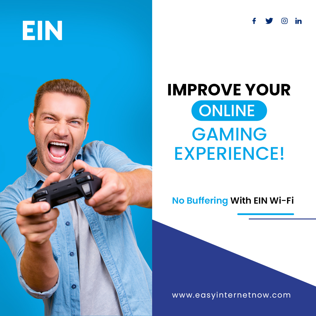 EasyInternetNow's tweet photo. Boost your gaming experience with EIN Wi-Fi which comes at affordable prices...!!
For wi-fi call @ (877) 758-1313 or visit @ https://t.co/vBc5OmcQ3Q
#easyinternetnow #homeinternet #highspeedinternet #wifimodem #internetservice #internetserviceprovider #hasslefreeinternet https://t.co/ntpGYPXeaz