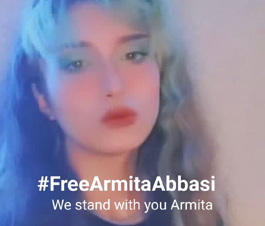 Arrested_voice's tweet photo. دادگاه #آرمیتا_عباسی هشت بهمن برگذار میشه تنها حکم فقط باید آزادی بی قید و شرط باشه صدای آرمیتا باشید #SS35 #R2PforIran https://t.co/zCK53E77mk