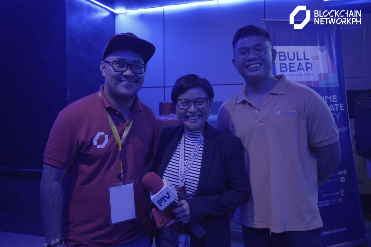 Connectweb3ph's tweet image. LOOK: Our CEO &amp;amp; Founder @kenberey with @bitskwela CEO &amp;amp; Co-founder @ReyesJiro on an interview by @PTVph during @bullorbearph Davao🎥

It opens the opportunity &amp;amp; introduces #web3 &amp;amp; #crypto to Filipinos locally, through other mediums, both television &amp;amp; radio📺📻

1/2