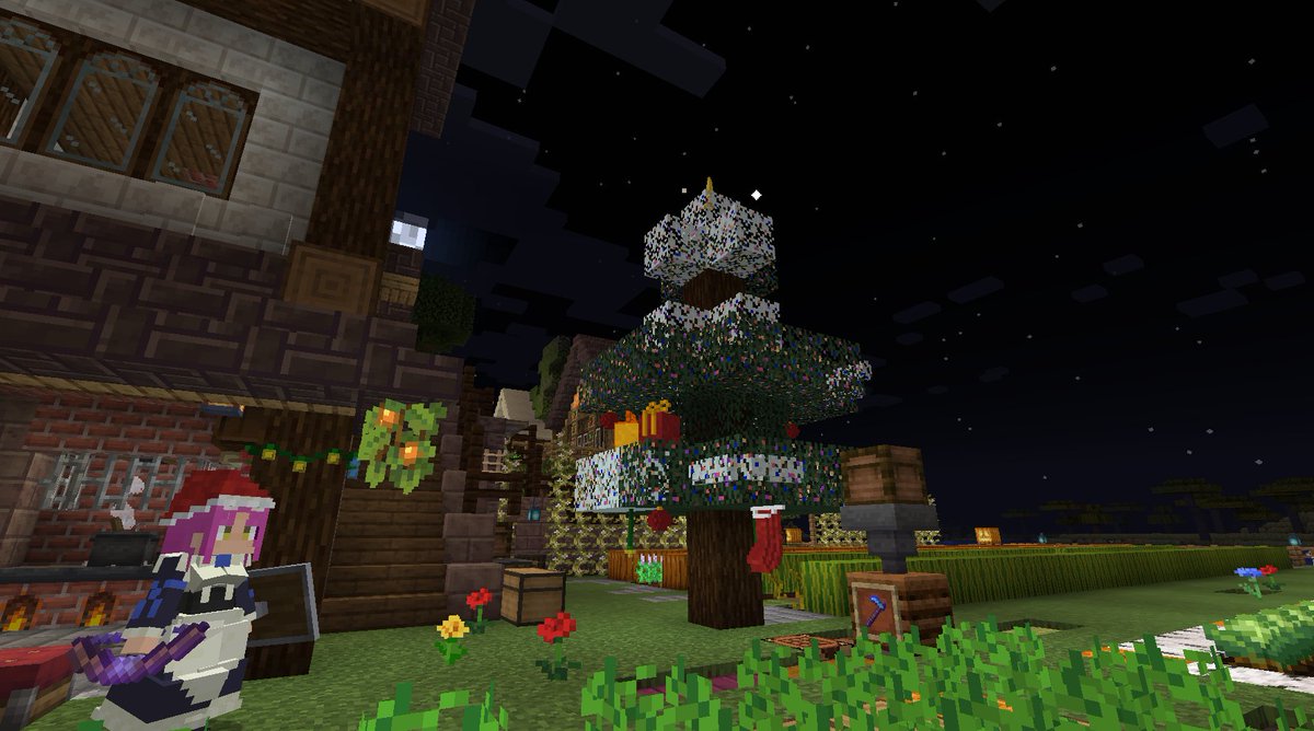 ComanHoliday's tweet photo. #Minecraft #マイクラ #LittleMaidReBirth #ChristmasFestivityMod　
クリスマスMODでツリー作りましたｗ
クリスマス過ぎたらMODフォルダから抜く予定＾＾； https://t.co/RpYXjy4R2k