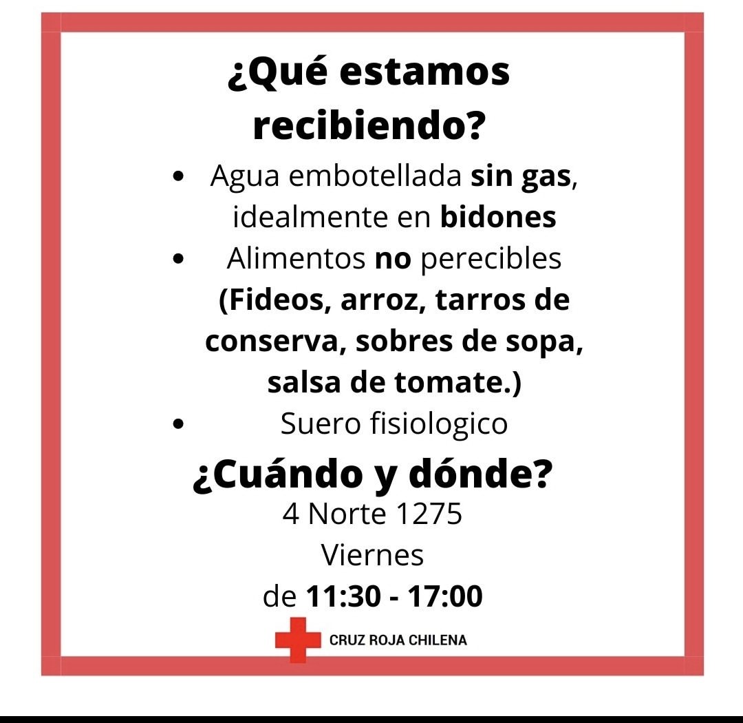 Cruz Roja Chilena tweet media