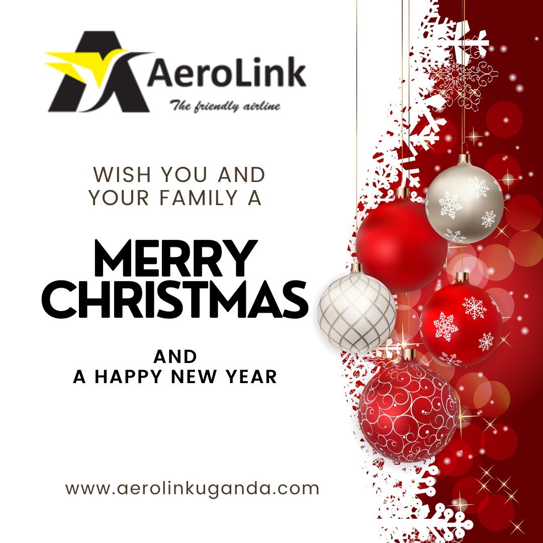 "This holiday season, let's make it a point to cherish what's truly important in our lives: travel."

May the Christmas season bring only happiness and joy to you and your family.

#flyaerolink
#thefriendlyairline
#safari
#adventure 
#bucketlist 
#tulambuleuganda
#visituganda🇺🇬