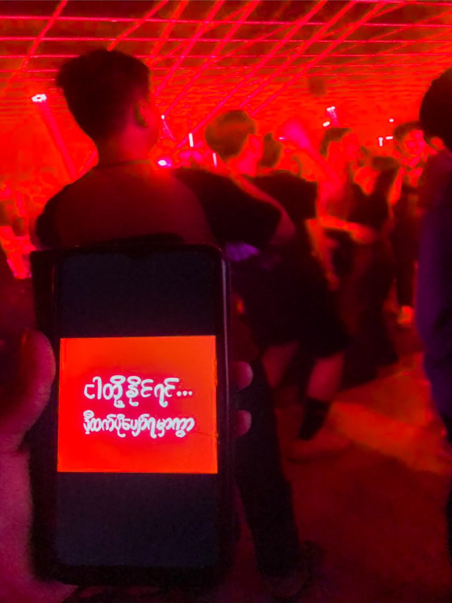 yrfmmofficial's tweet photo. Protesting activity at the bars and clubs in Yangon by using stickers which says “We Will Be Happier When We Win” by YRF.
#WhatsHappeningInMyanmar 
#Myanmar
#yangonrevolutionforce https://t.co/bkI9KAsUy0