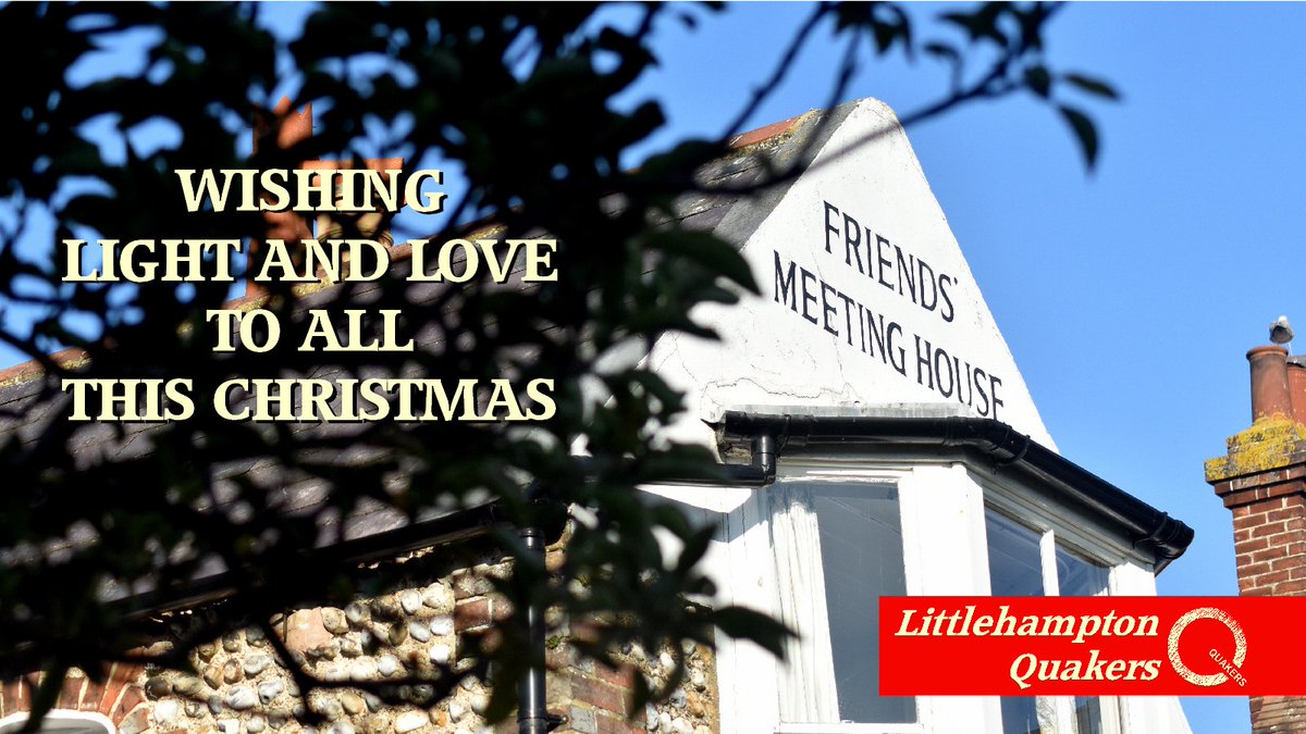 littquakers's tweet photo. Wishing light and love to all this #Christmas. #Littlehampton #Quakers https://t.co/ARhMR1ROVc