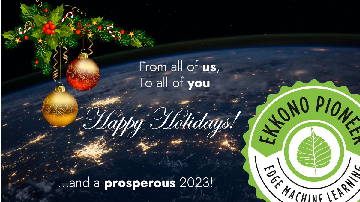 From all of us, to all of you, Happy Holidays! We look forward to doing even more smart IoT with you in 2023! Take care of each other!