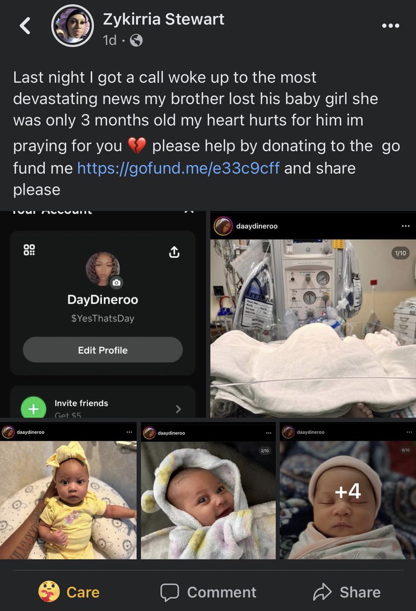 heyyitsjanea's tweet photo. sids is so unexpected as described in its name and you never really get answers about the why. having to worry about how to bury your child should never be something any parent has to do so can you guys retweet and donate if possible? https://t.co/VHxRQCid8U https://t.co/S9EveW0ZtR