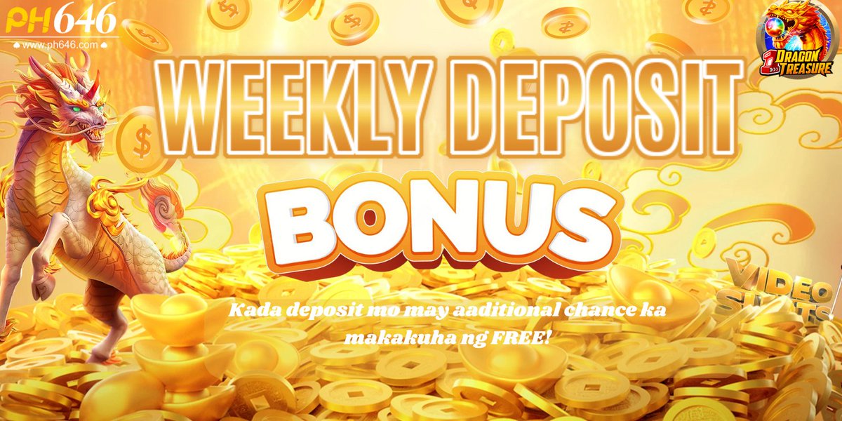 PH646Official_'s tweet photo. 💰 PH646 WEEKLY DEPOSIT BONUS 💰

Araw-araw ka bang naglalaro at nagdedeposit kay PH646 ❓

Kung oo, may bonus kami para saiyo dahil linggo-linggo kang merong premyo samin kabayan 🎉 https://t.co/JWNnhxokB5