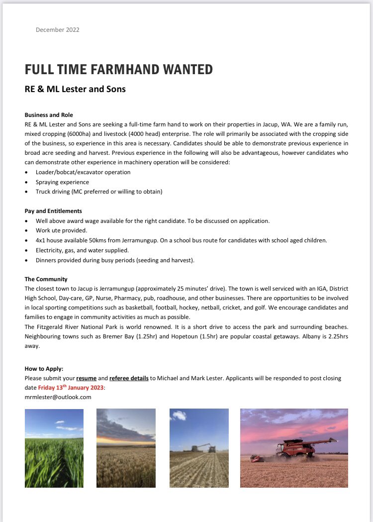 X2 Fulltime Positions Open on the Sunny South Coast. 🌞