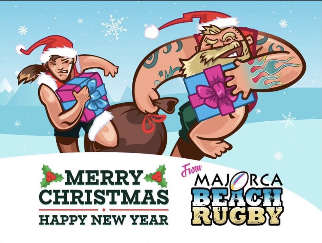 Merry Christmas and a Happy New Year from all of us at The Majorca Beach Rugby team.

We look forward to seeing you all in 2023.

#majorcabeachrugby #christmas