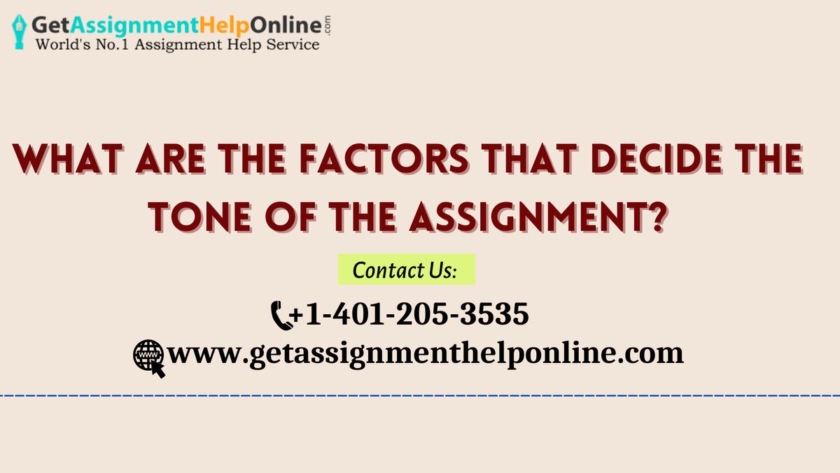 evajames011's tweet photo. #assignmenthelp #assignmenthelponline
The tone of an assignment may be different depending on whether it is meant to be informative, persuasive, or creative. Read more on- https://t.co/KAQCwJbKXn https://t.co/EdYQu2ViDK