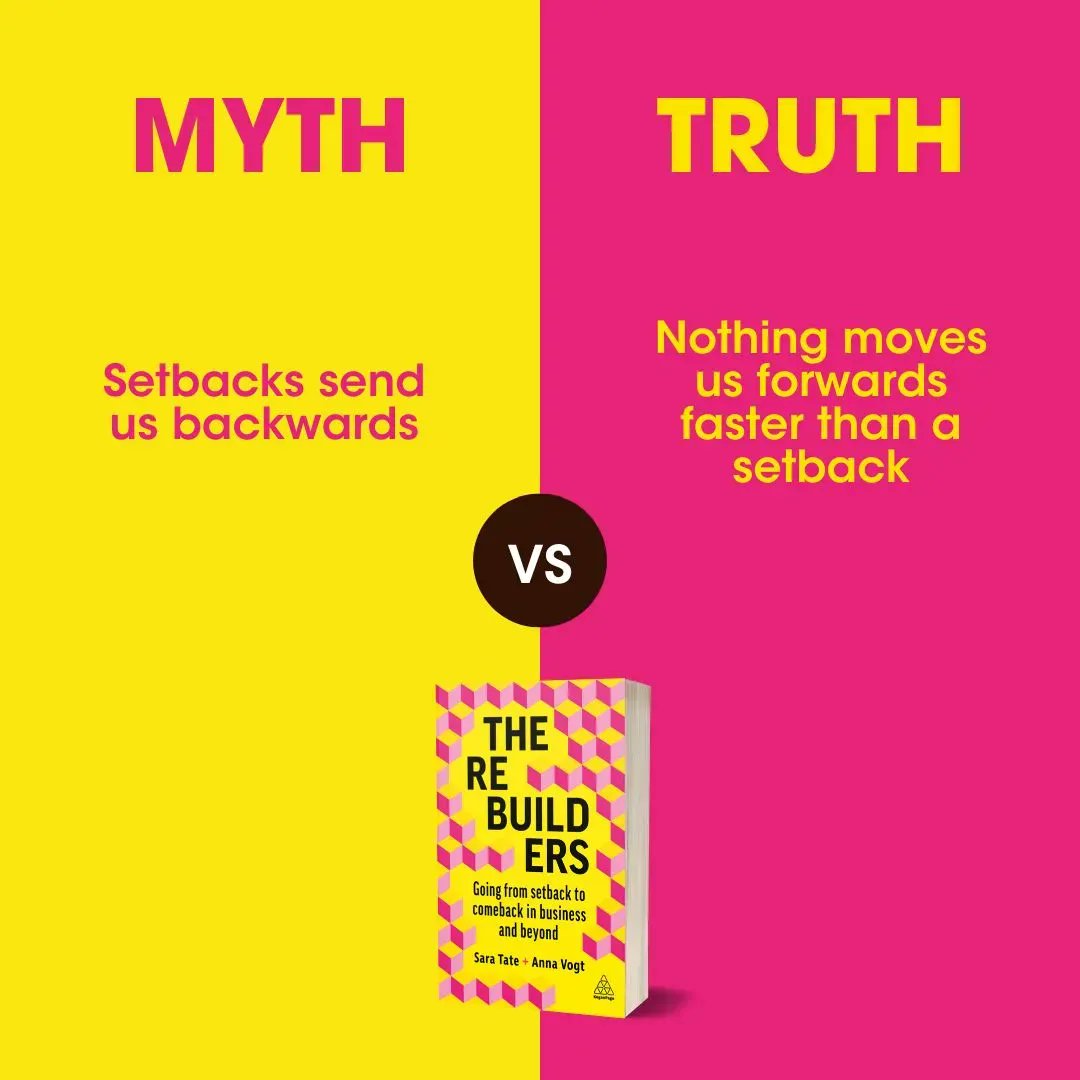 Businesses are launched, fortunes are made, people get married, and illnesses improve. While nothing is always on the up, nothing is always on the way down. To find more myths and truths about failing and rebuilding, get your copy of The Rebuilders. buff.ly/38bYyI9