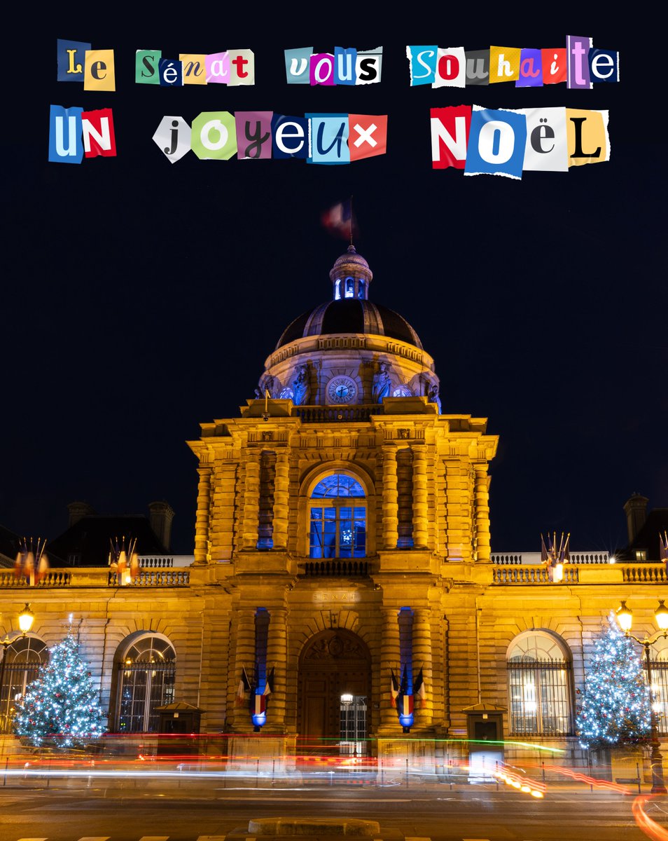 Senat's tweet image. 🤶 Le Sénat vous souhaite un très bon réveillon