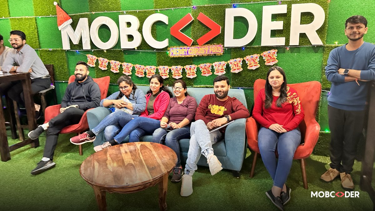 mobcoderinc's tweet image. Sneak peek at our Noida office's Christmas celebrations.
Our amazing people add joy to the workspace with their enthusiasm, laughter, energy, and camaraderie.
May our days be merry and bright.