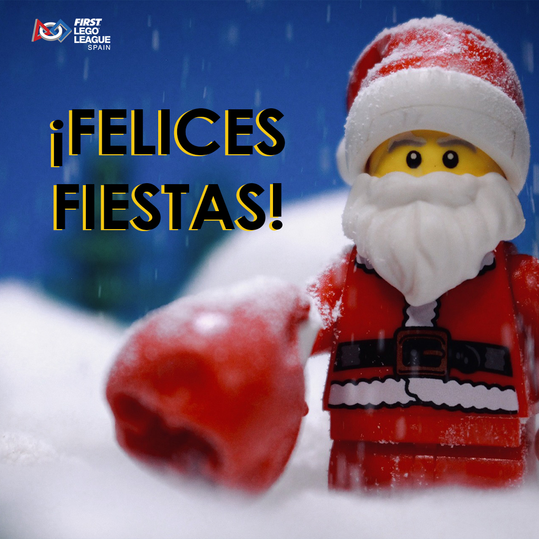 ¡First Lego League Spain os desea unas felices fiestas! 🎄🎁